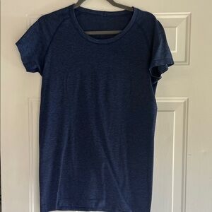 lululemon Navy Short Sleeve Tee